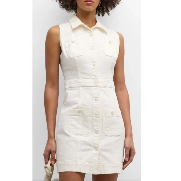 Ramy Brook | Dresses | Ramy Brook Katarina Denim Dress In White | Poshmark